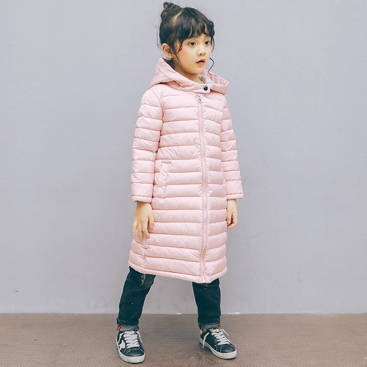 Winter Warm Children Cotton Clothing Mid Length 5