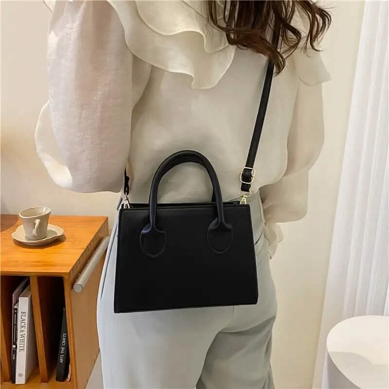 Chic Black Mini Tote Bag 5