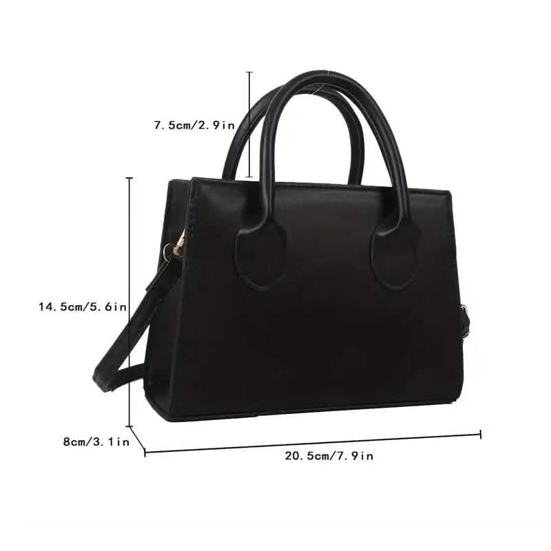 Chic Black Mini Tote Bag 2