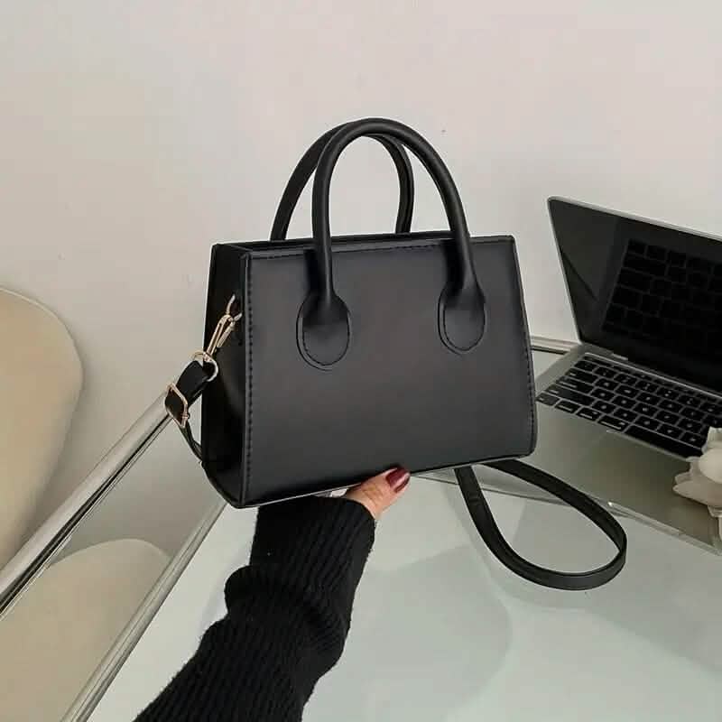Chic Black Mini Tote Bag 1