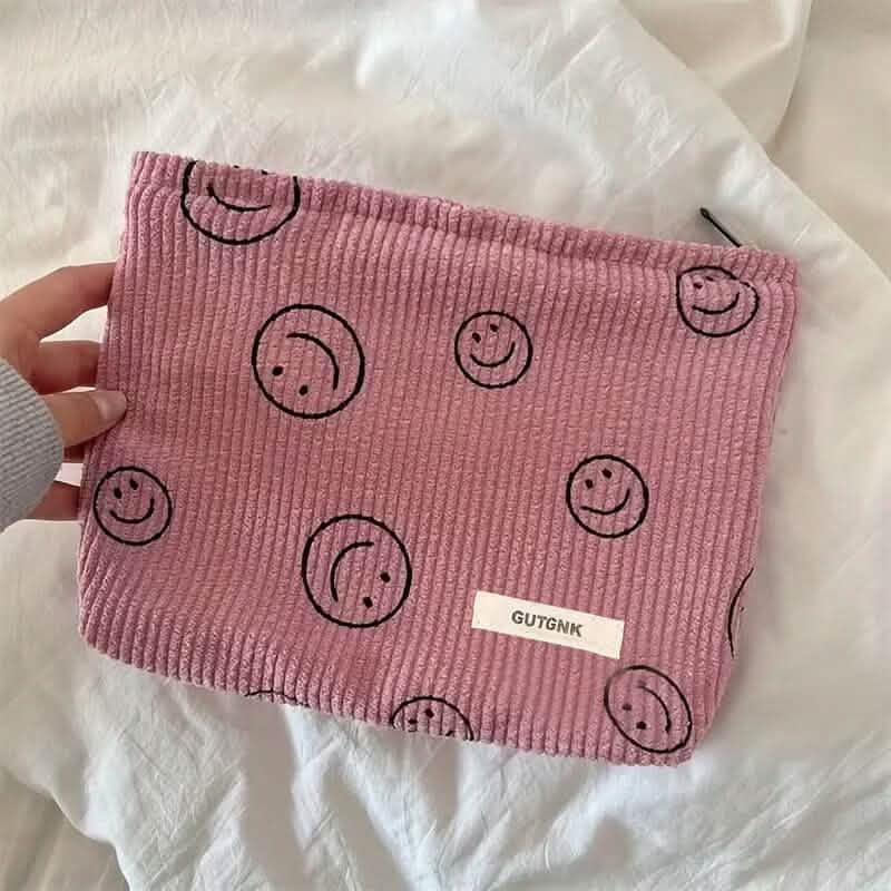 Chic Corduroy Travel Pouch for Women 5