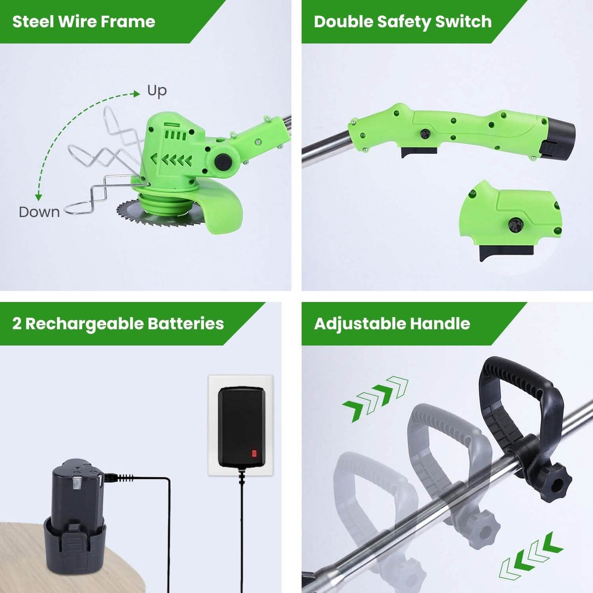 Cordless Rechargeable Grass Trimmer 9