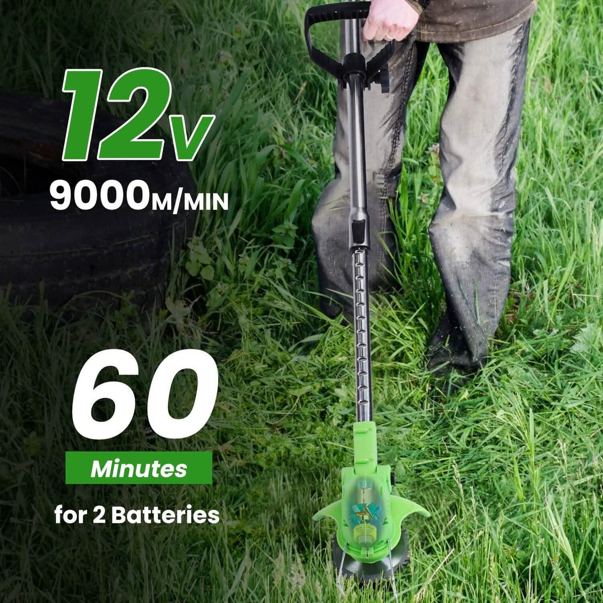 Cordless Rechargeable Grass Trimmer 7