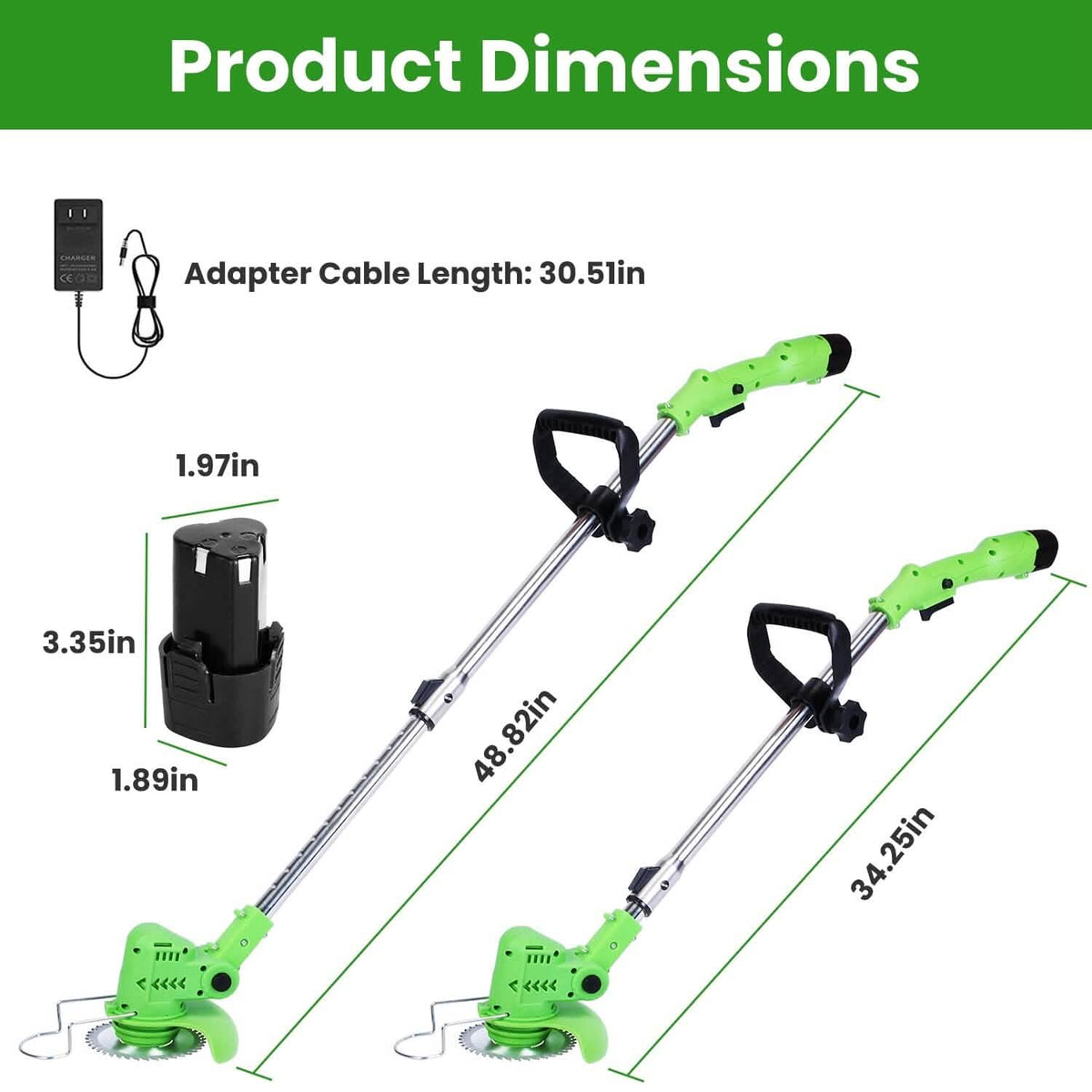 Cordless Rechargeable Grass Trimmer 3