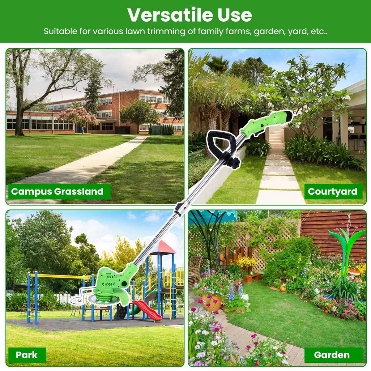Cordless Rechargeable Grass Trimmer 12