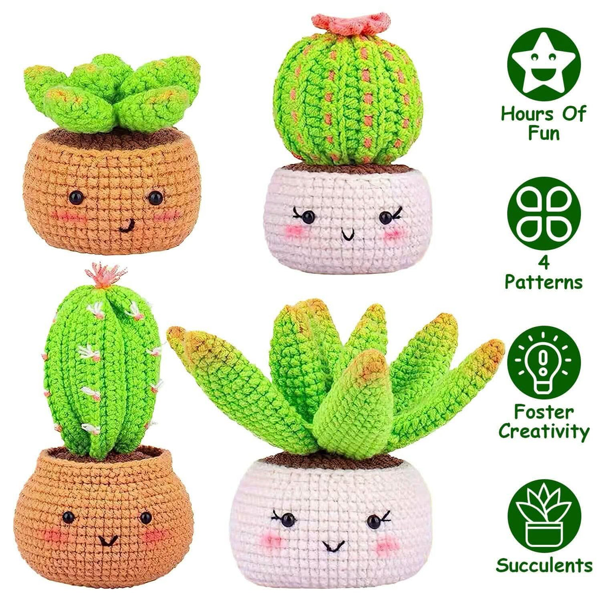 Crochet Kit for Beginners DIY Knitting Supplies 4