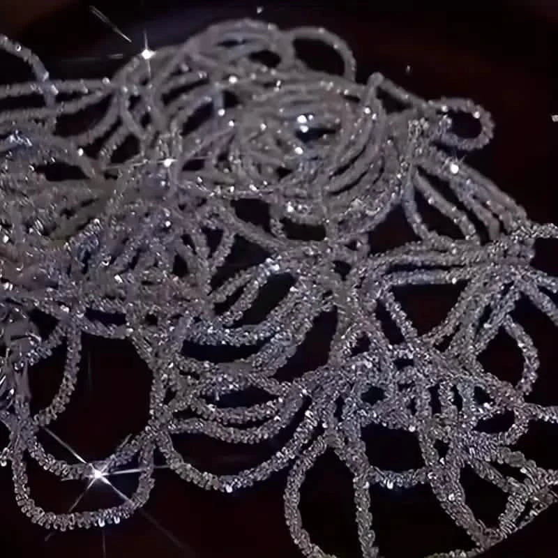 Cubic Zirconia Radiant Unisex Sky Star Necklace 7