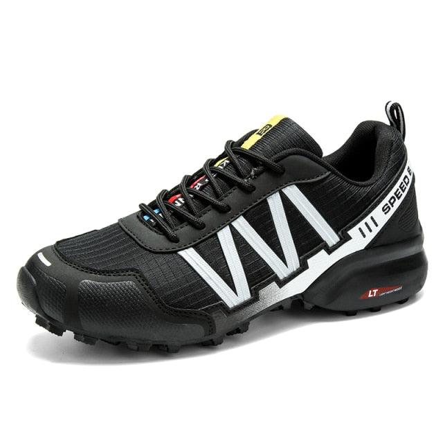 Cycling Mens Waterproof Outdoor Hiking Sneakers Men's Trail Running Shoes Fashion Hiking Sneakers For Men Tennis Cross Training Shoe Mens Casual Outdoor Walking Workout Footwear 6