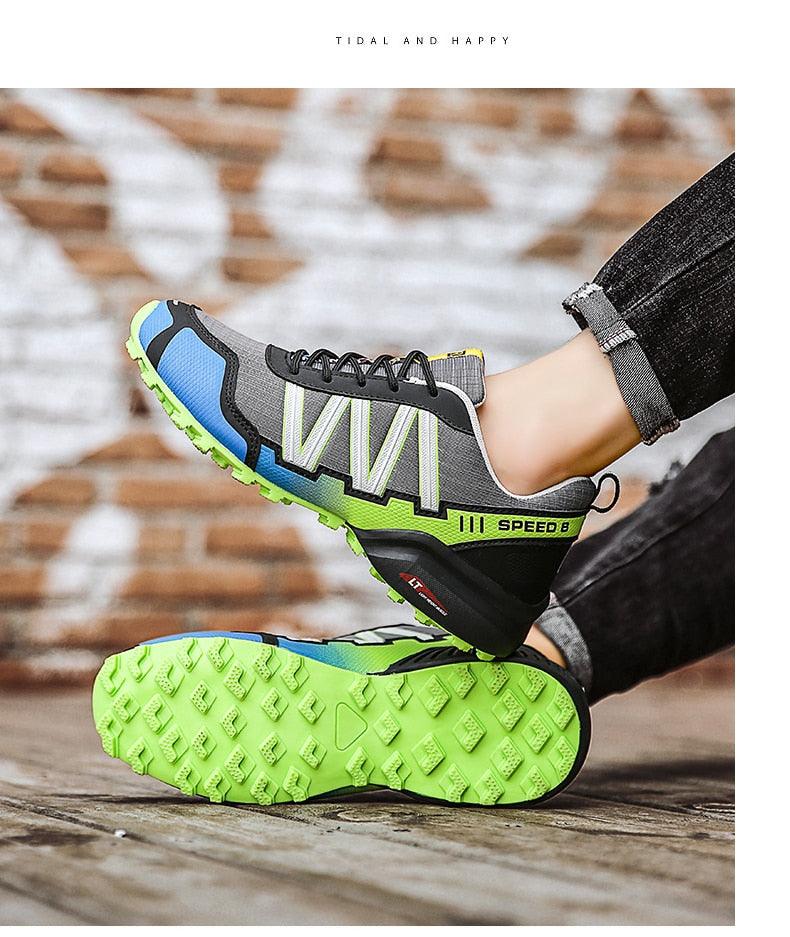 Cycling Mens Waterproof Outdoor Hiking Sneakers Men's Trail Running Shoes Fashion Hiking Sneakers For Men Tennis Cross Training Shoe Mens Casual Outdoor Walking Workout Footwear 28