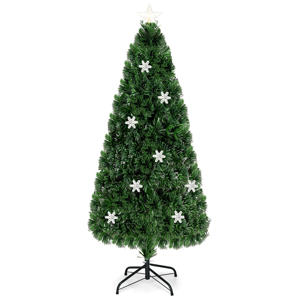 LED Optic Artificial Christmas Tree with Snowflakes 3