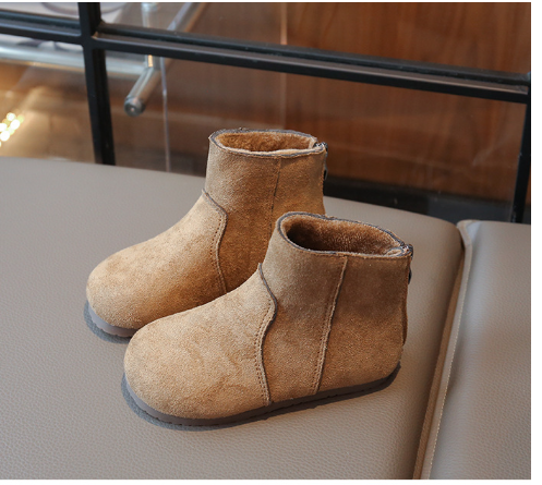 New Winter Versatile British-style Girls Ankle Boots 7