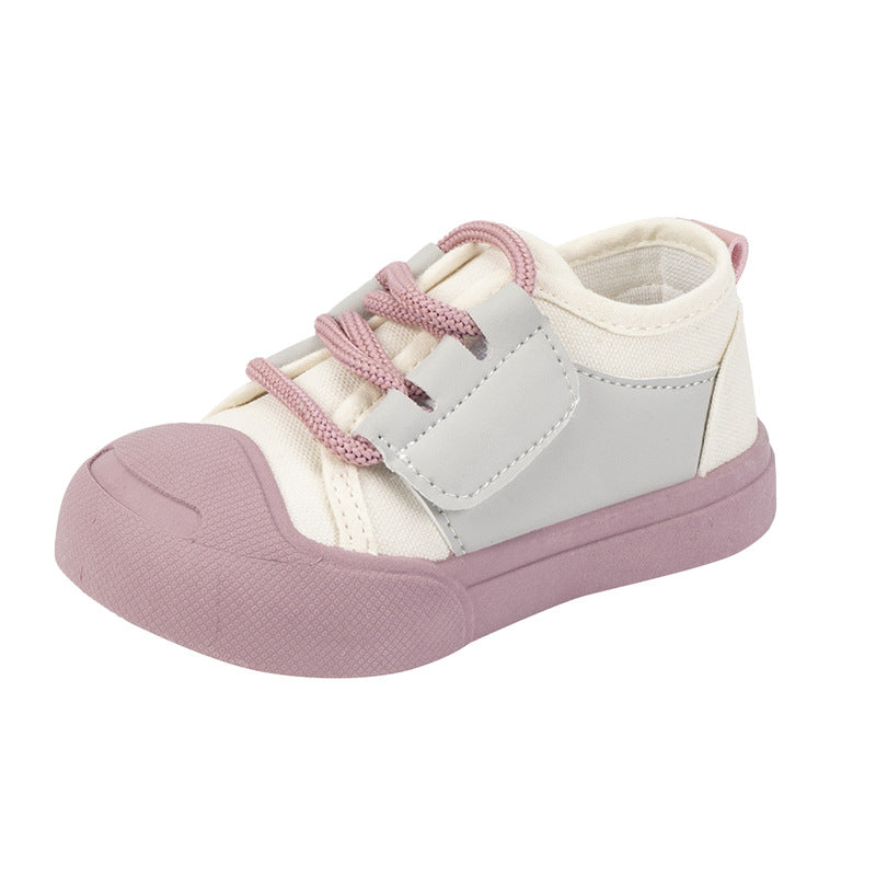 Dopamine Color Matching For Children Canvas Shoes 5