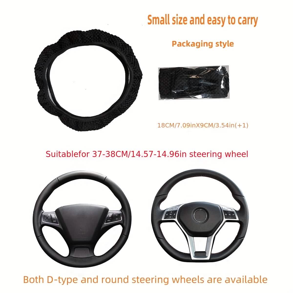 Breathable Comfortable Non-slip Mesh Steering Wheel Cover 7