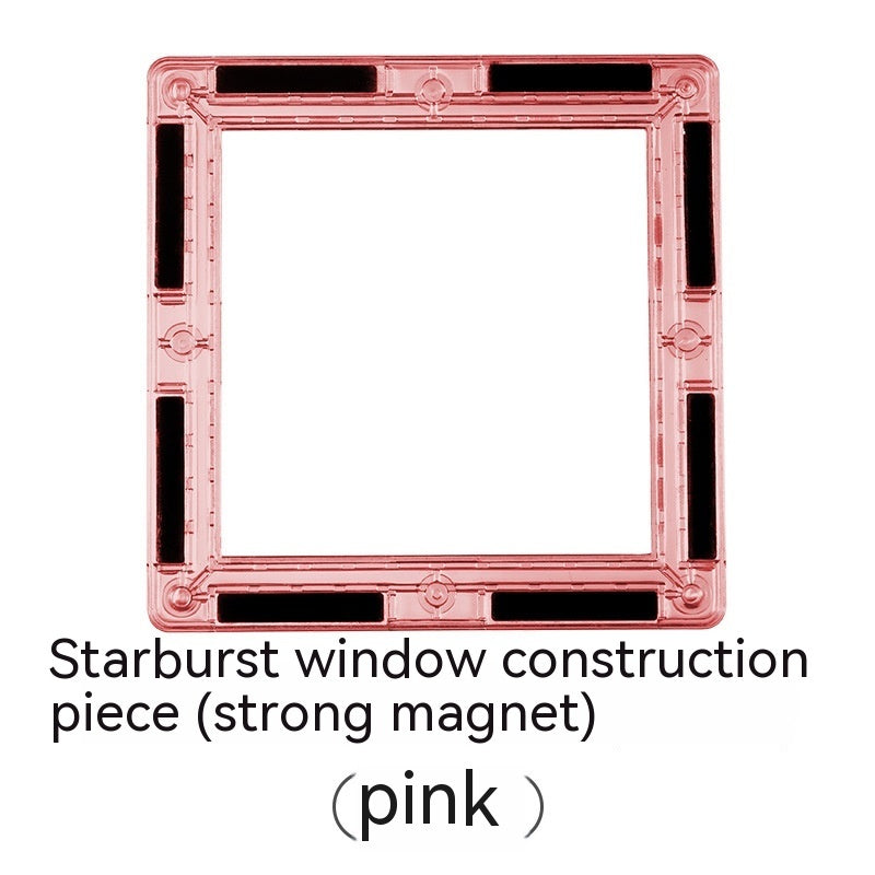 Color Window Asterism Magnetic Building Blocks Assembly 50