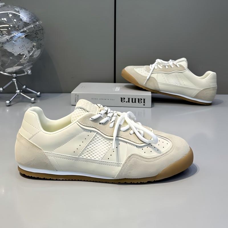 Men's New German Trainers, Soft Cushioned Breathable Run-style Shoes, Lace-up Low-top Versatile Casual Sneakers 5