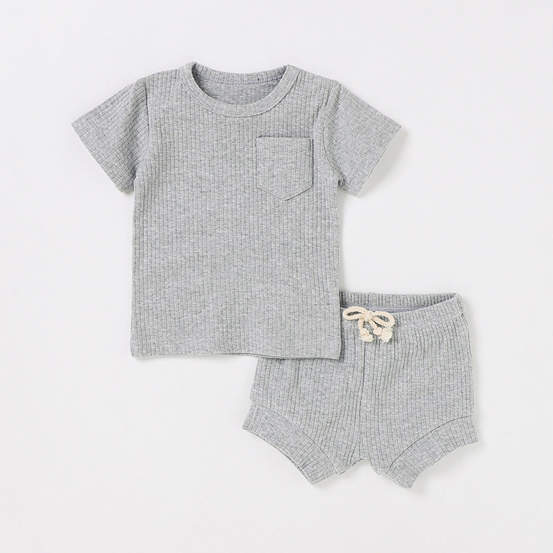 Newborn Short-sleeve And Shorts Set 6
