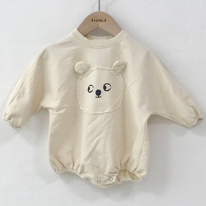 Baby cute poached egg one-piece suit 8
