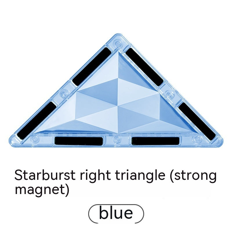Color Window Asterism Magnetic Building Blocks Assembly 17
