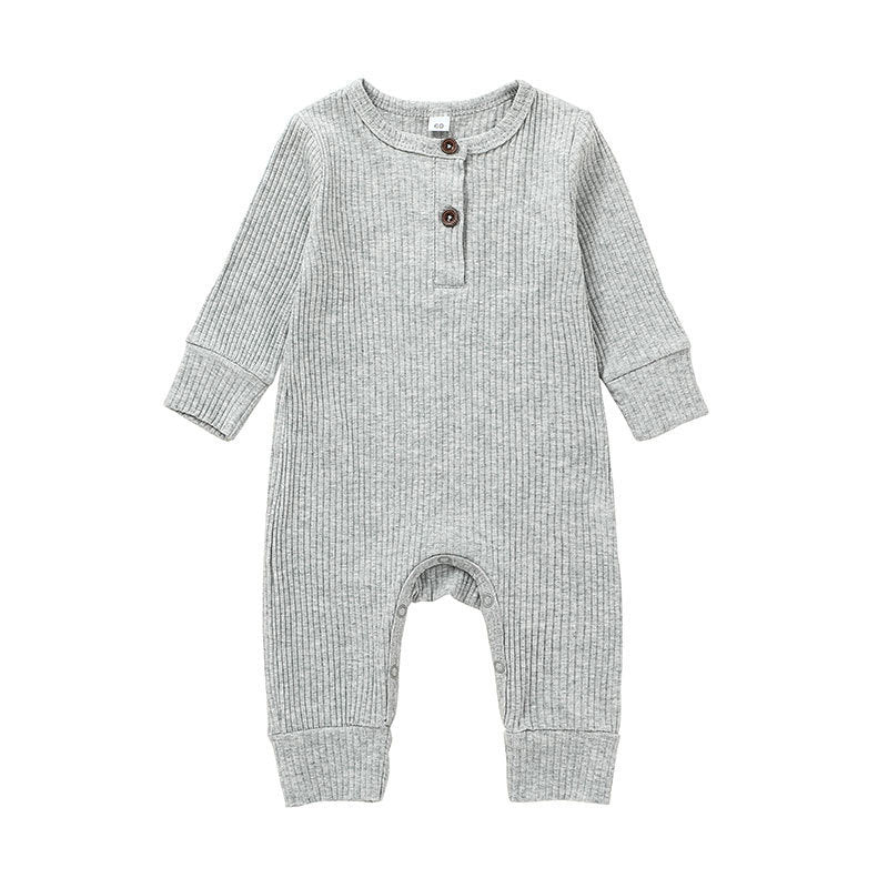 New Baby Jumpsuit Sunken Stripe Trousers Romper Western Style 14