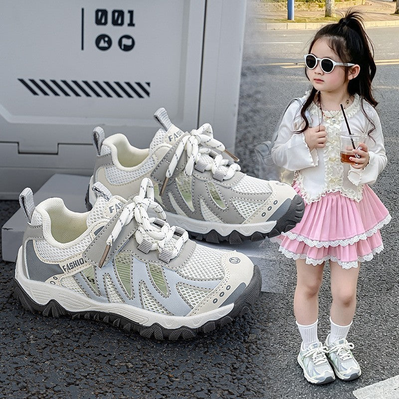 2026 Spring Summer Kids Mango Toe Sneakers, Lightweight Soft Sole Hiking Dad Shoes, Casual Closed-Toe Sports Sandals 6