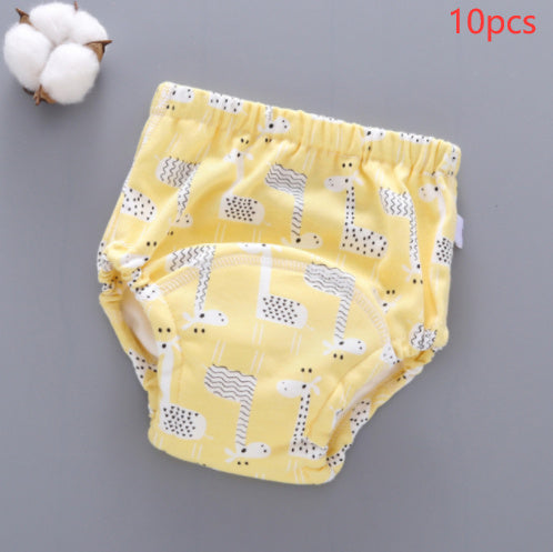 Baby Training Pants Washable 6-layer Gauze Diaper Cover 13