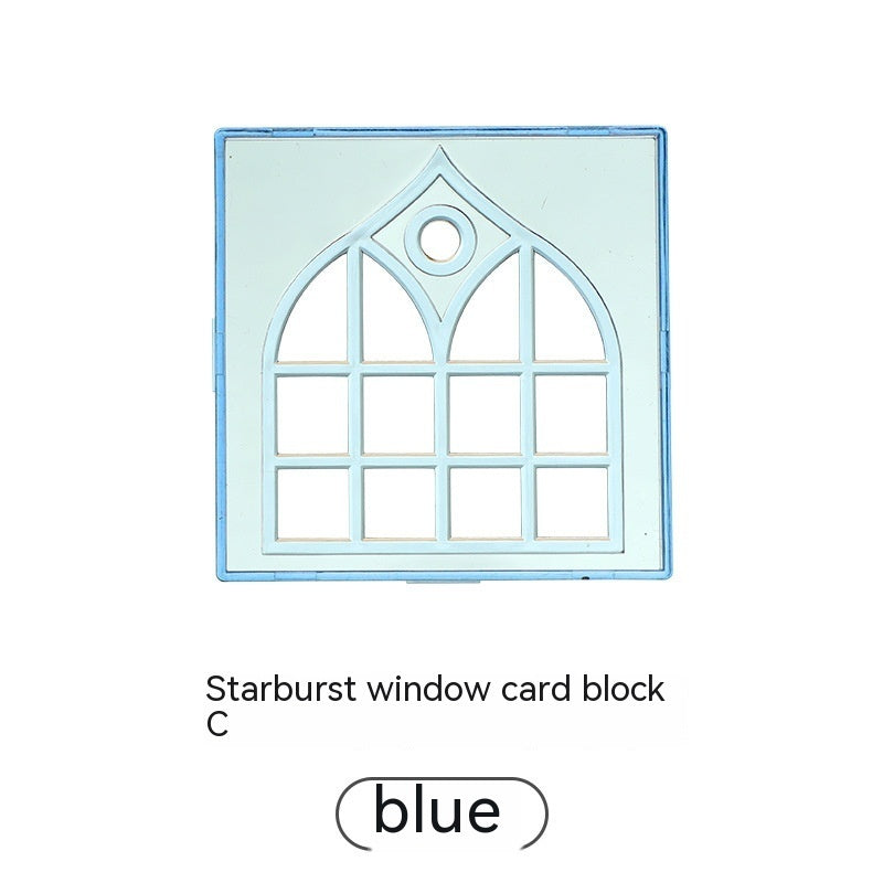 Color Window Asterism Magnetic Building Blocks Assembly 74