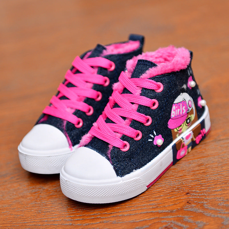Children's Shoes Canvas Girls' Sneakers 5