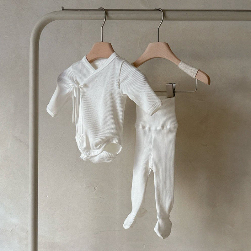Newborn Clothes Romper Rabbit Ear Hat Set 4