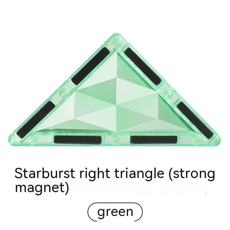 Color Window Asterism Magnetic Building Blocks Assembly 18