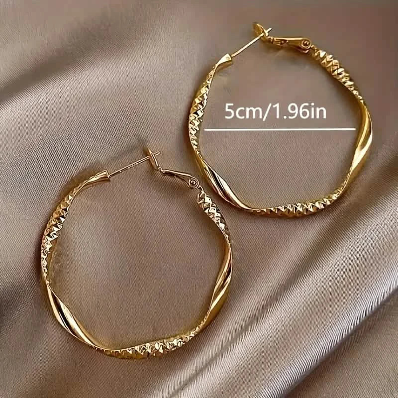 Delicate Silky Texture Design Women's Earrings 4