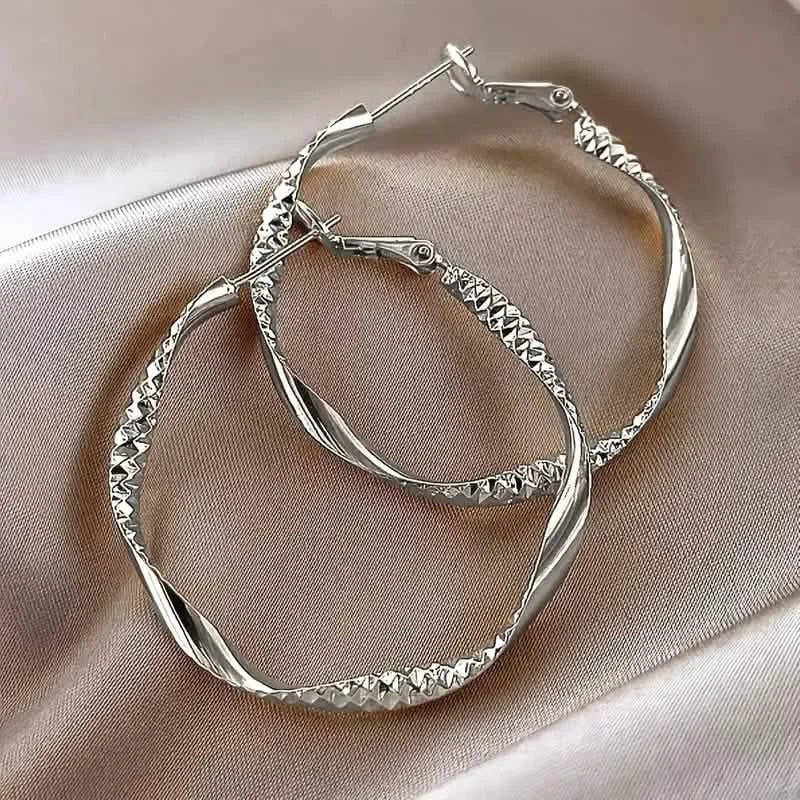 Delicate Silky Texture Design Women's Earrings 2