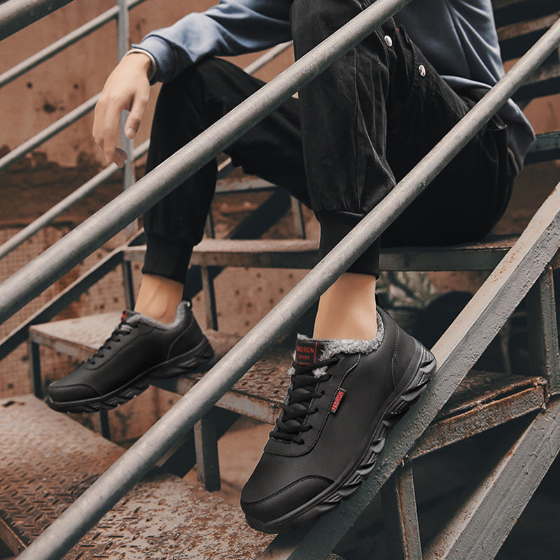 Men Sneakers Winter Warm Sports Shoes With Plush 5