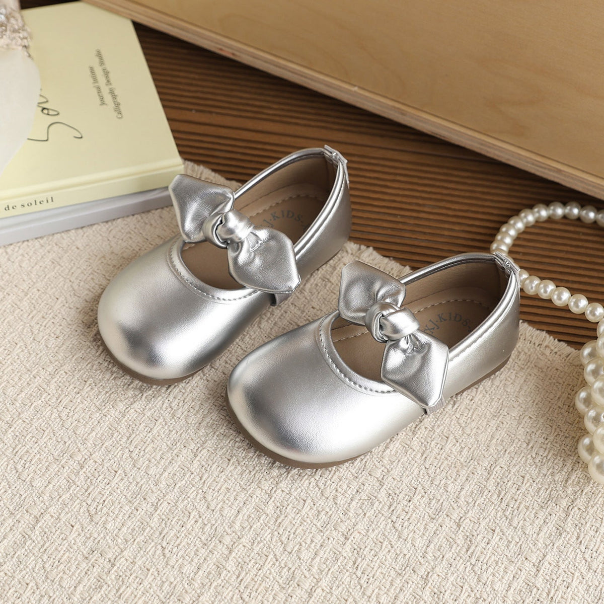 Cute Bow-knot Princess Shoes Soft-soled Performance Shoes 3