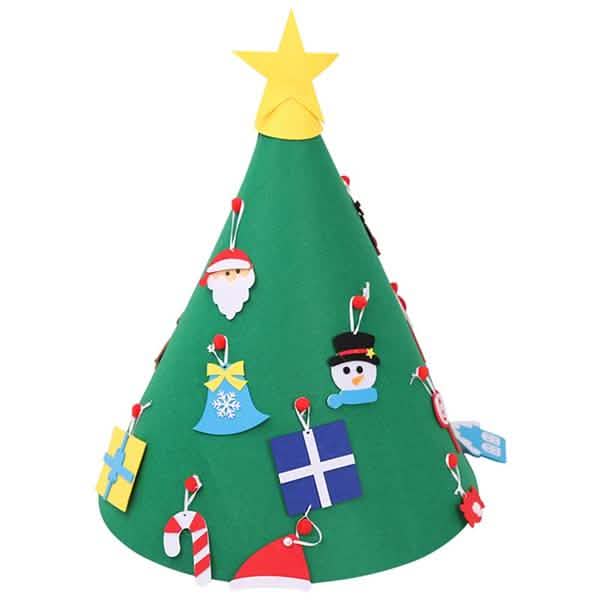 DIY 3D Felt Christmas Tree Upgraded Toddler Christmas Tree 6