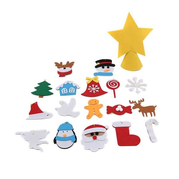 DIY 3D Felt Christmas Tree Upgraded Toddler Christmas Tree 11