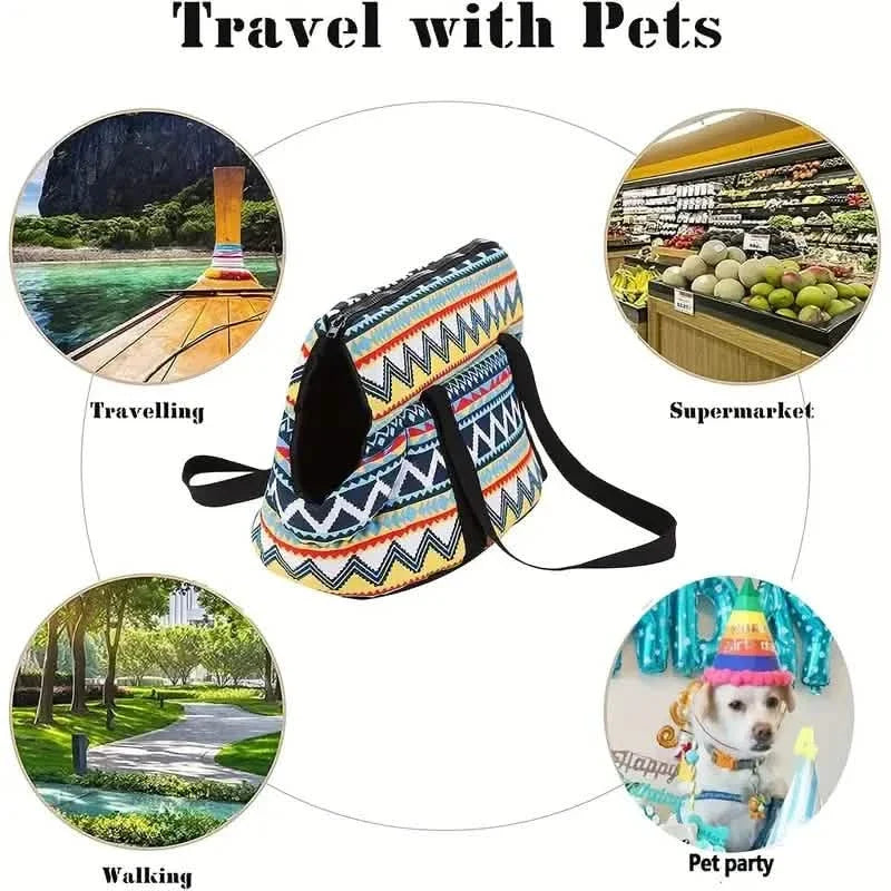 Dog Carrier Backpack Pet Travel Shoulder Backpack 6