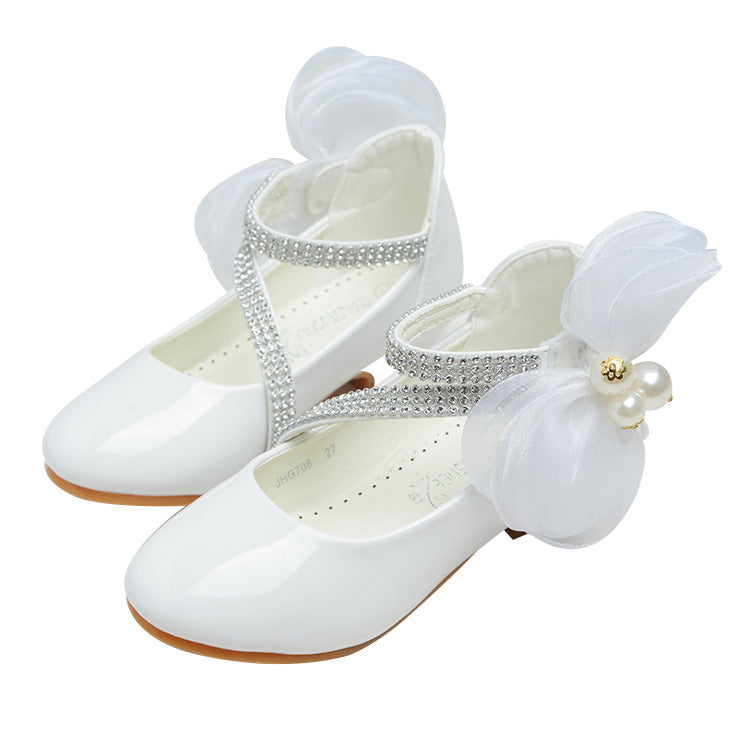 Little High-heeled Big Kids Princess Shoes 4