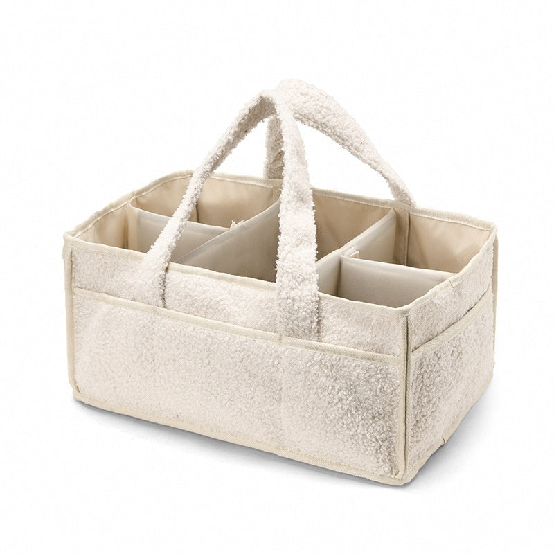 Plush Mommy Bag Baby Diaper Organizer Bottle Storage Bag 6
