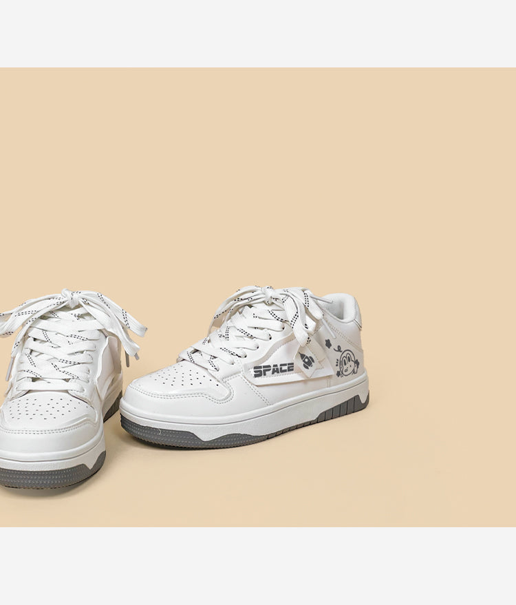 Women's Low-top Flat Bottom Casual Sports Skate Shoes 10