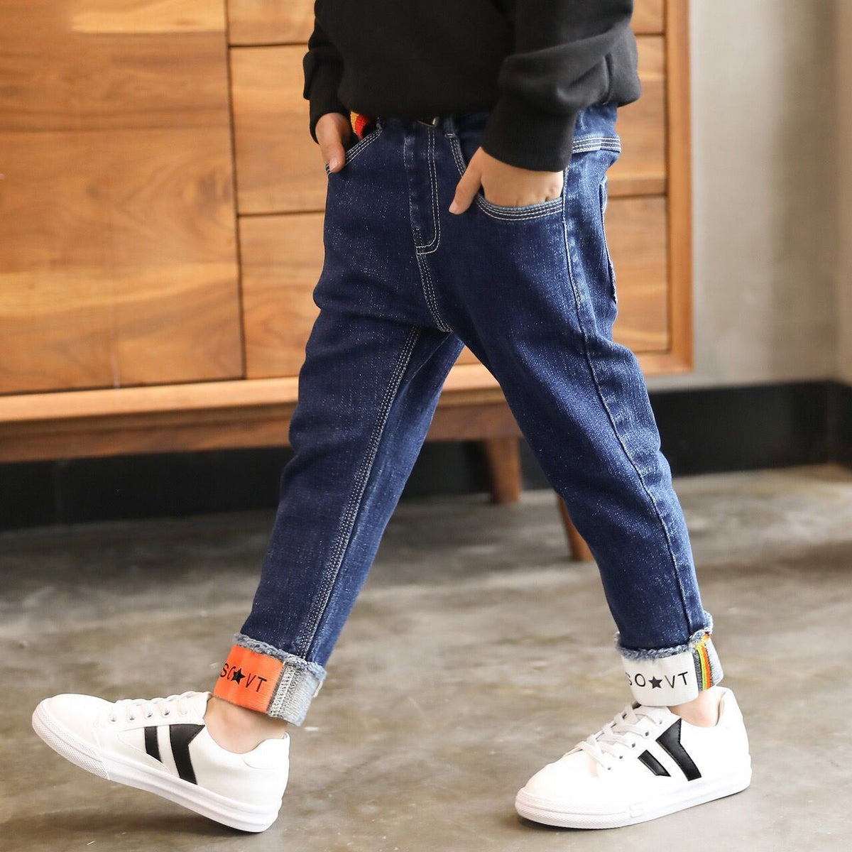 Boys' Denim Trousers Trousers Children's Clothing 4