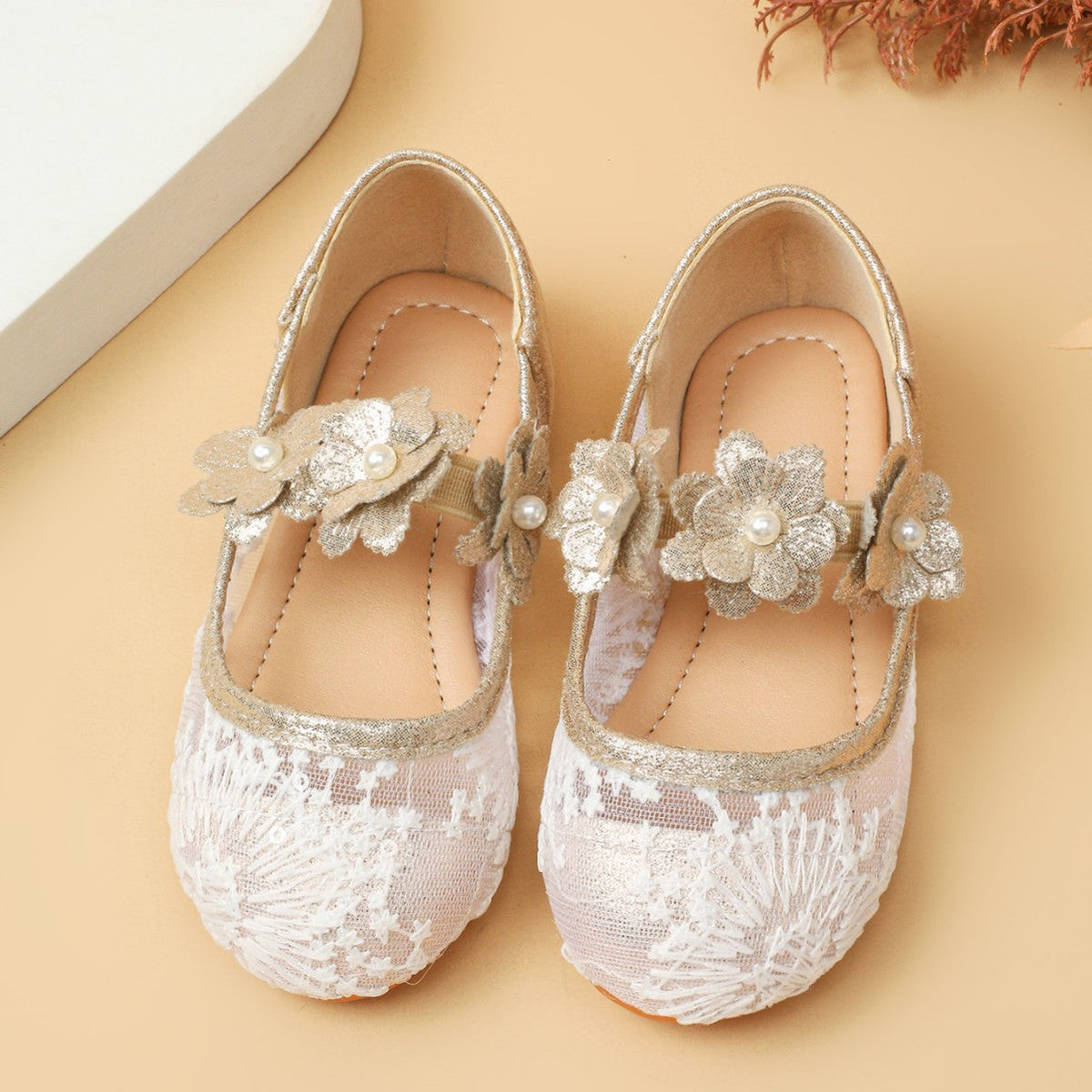 Ancient Style Soft Bottom Embroidered Flower Chinese Style Princess Single-layer Shoes 5
