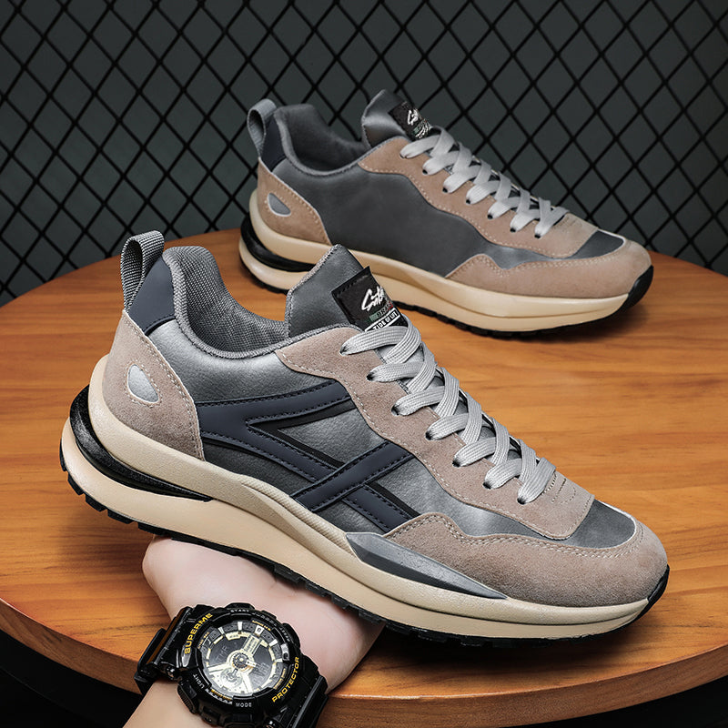 New Arrival Men's Shoes, Autumn & Winter Trendy Soft Sole Casual Cortez Shoes, Retro Versatile Thick Platform Dad Shoes For Men 1