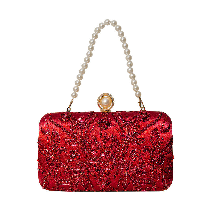 Beaded-embroidery Tote Bag In A Modern Chinese Style For Women 6