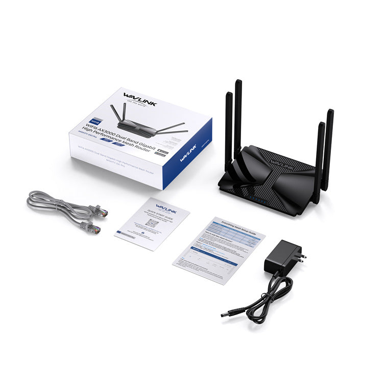 AX3000 Dual-Band Gigabit Mesh Wireless Wi-Fi 6 Router With 5dBi High-Gain Four-Antenna Design 6