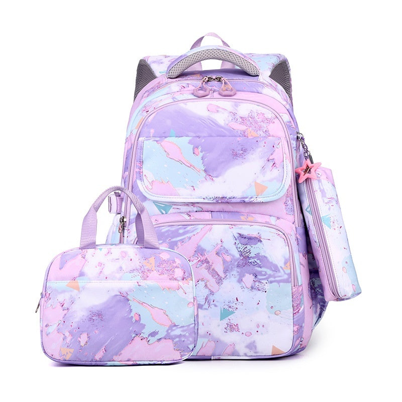 Elementary School Backpack Weight-Reducing Back-Supporting And High-Capacity 7