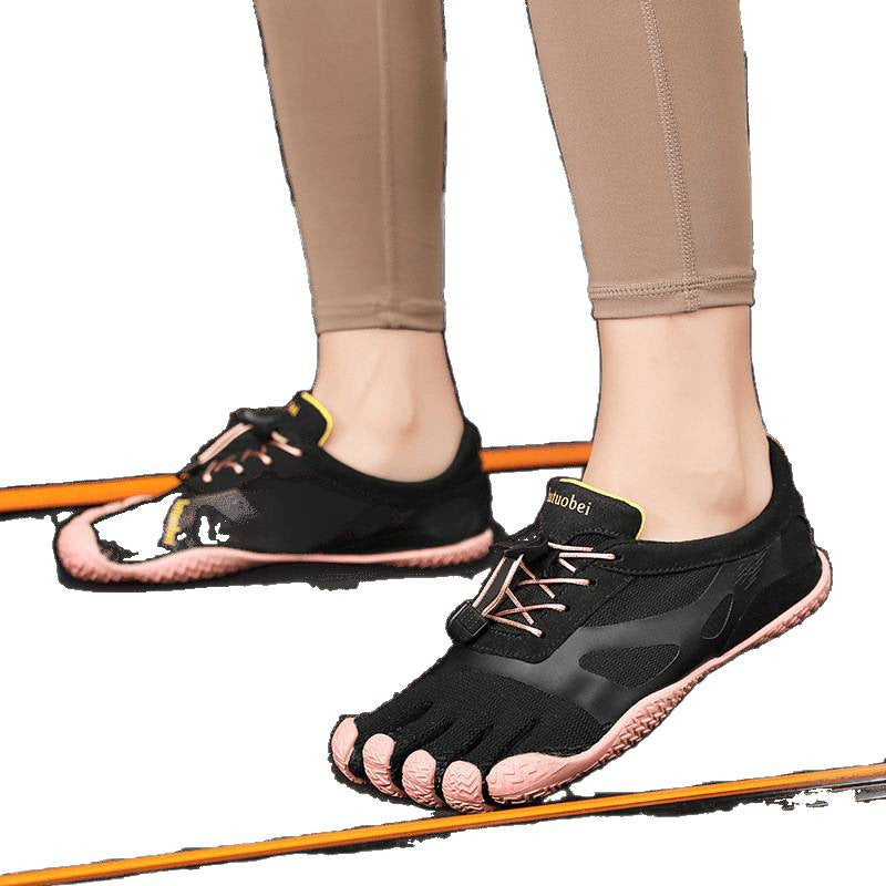 FiveFingers Soft Bottom Non-slip Yoga Shoes Indoor Sports Dance Split-toe Shoes 4