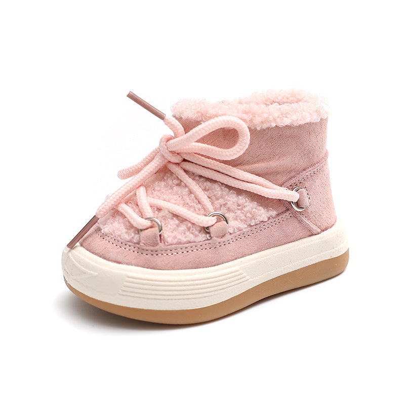 Plus Velvet Warm Korean Baby Cotton Shoes 3