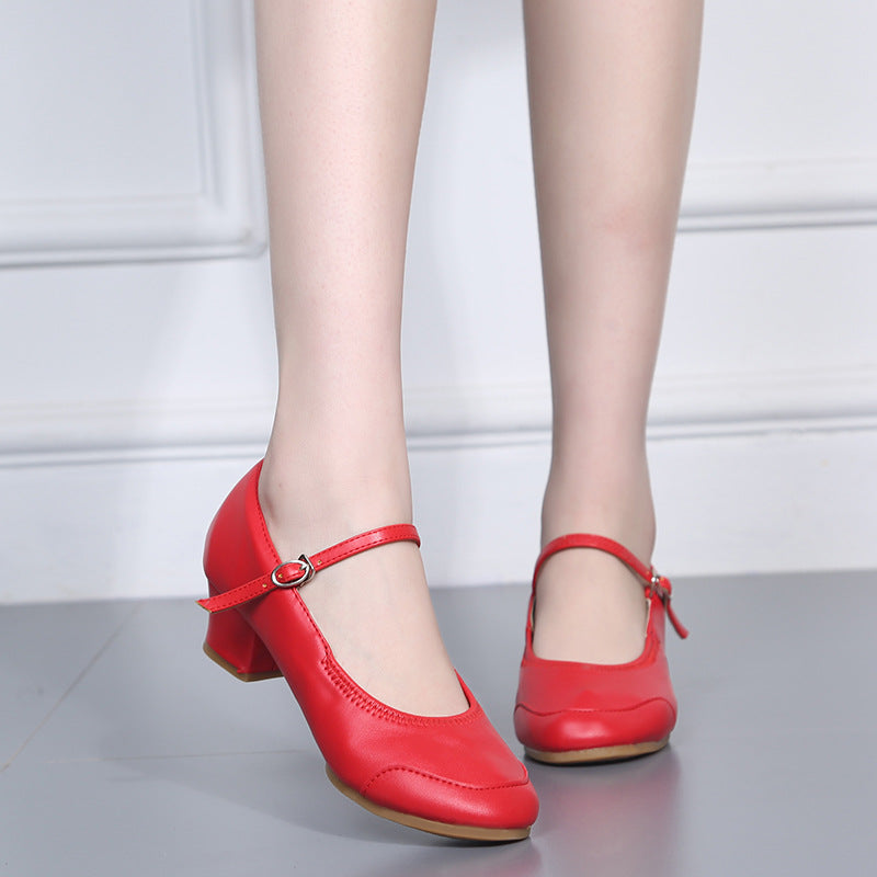 Women's Soft-soled Dancing Shoes Practice Dance Shoes 5