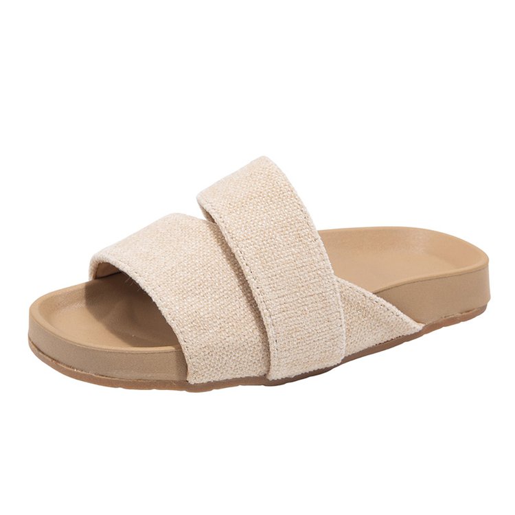 Girls' Summer New Thick Soled Fairy Style Beach Slippers For Outdoor Wear, Haken One-piece Slippers For Vacation 7