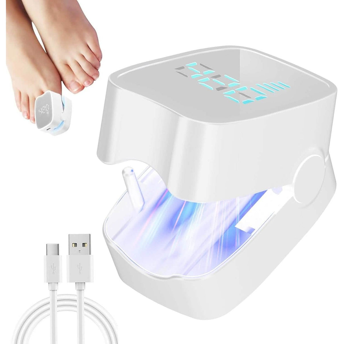 Portable LED Nail Lamp – USB Rechargeable, Quick-Dry, Compact for Manicures & Pedicures 6